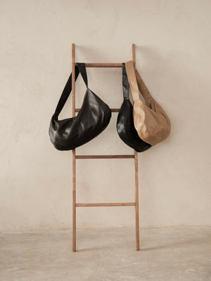 Tote bag en cuir zippé