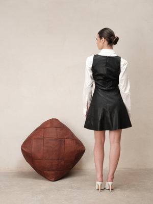 Robe en cuir stretch Soraya