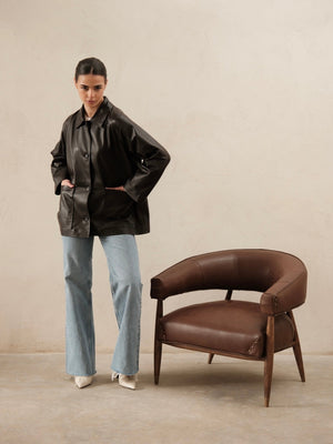 Veste en cuir Ania