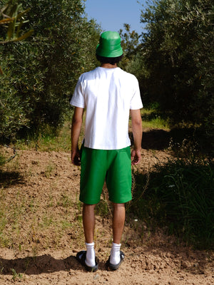 Le bermuda en cuir