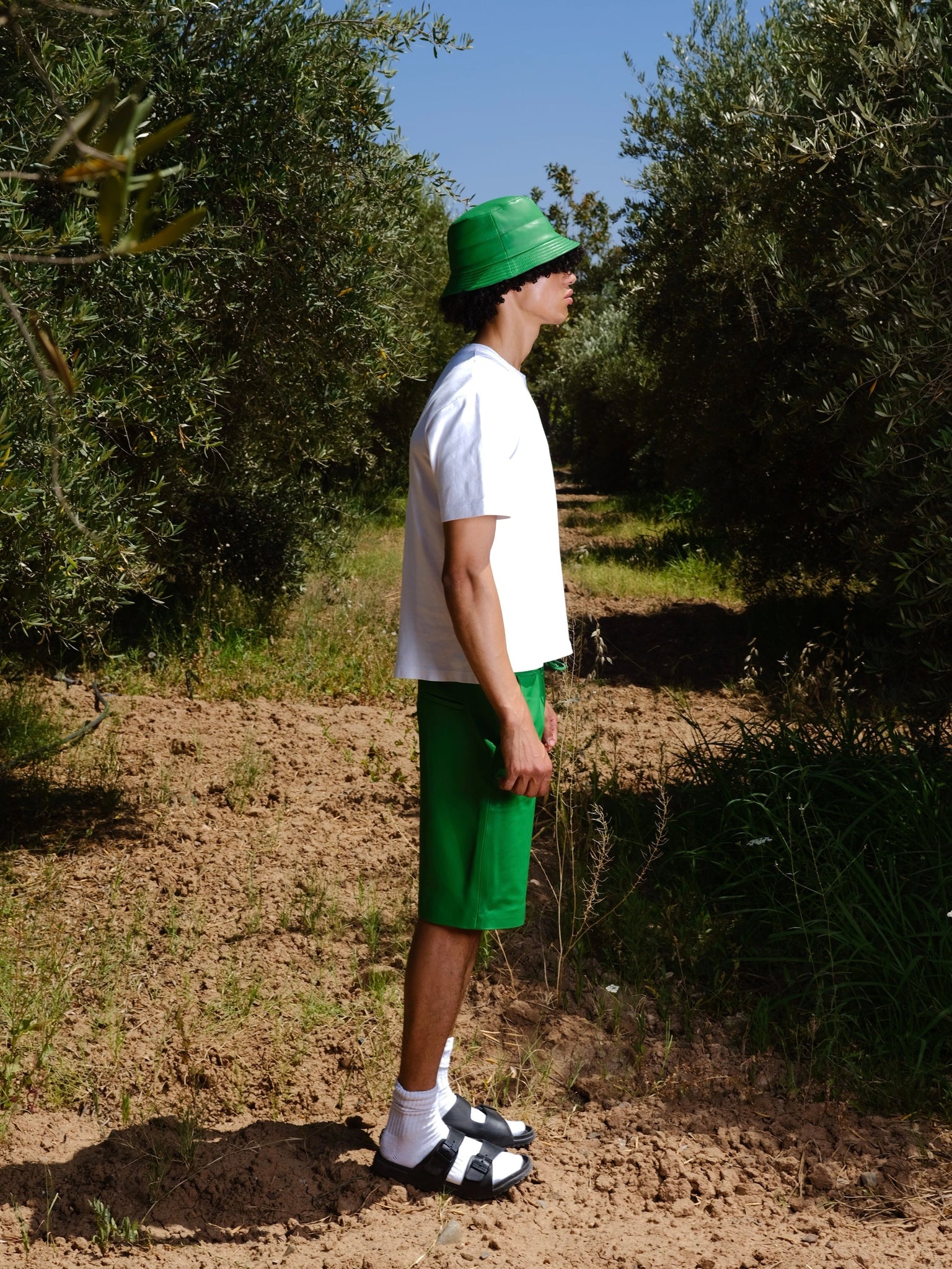 Le bermuda en cuir