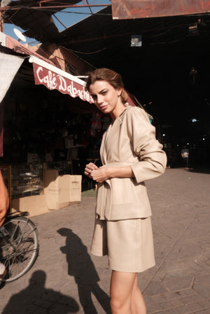 Blazer en cuir Airi