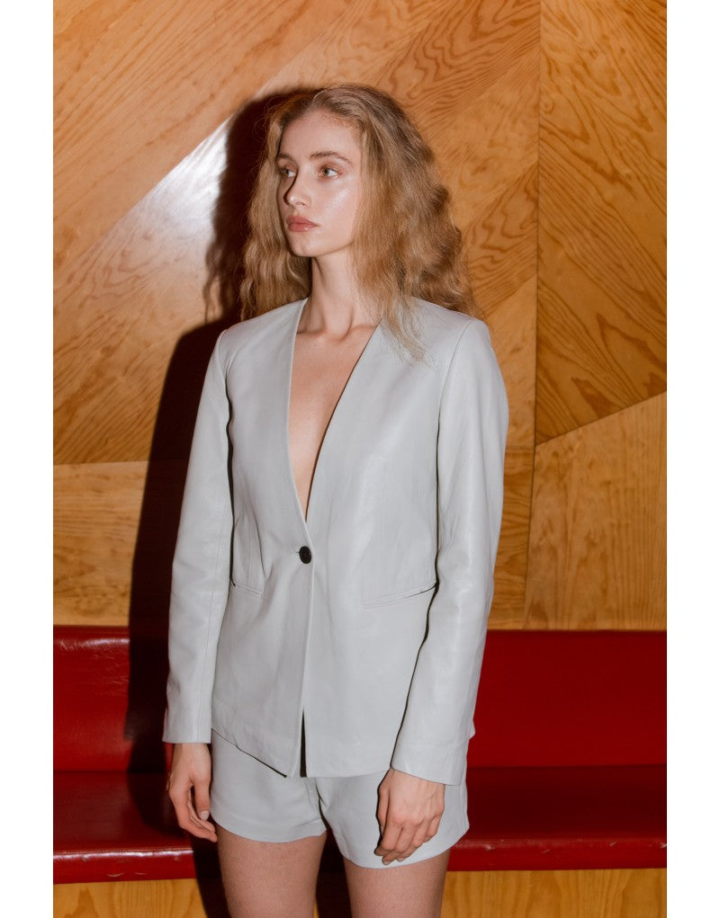 Blazer en cuir Lina