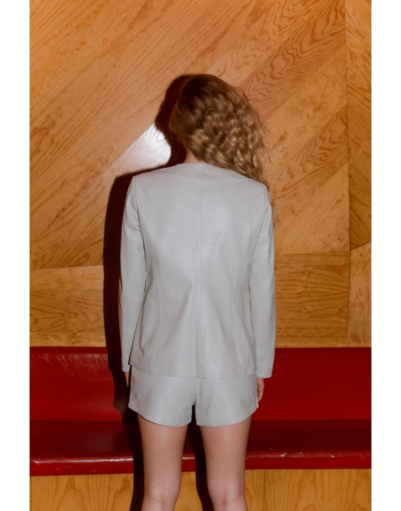 Blazer en cuir Lina