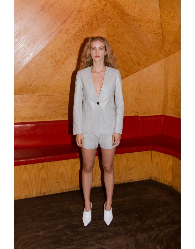 Blazer en cuir Lina