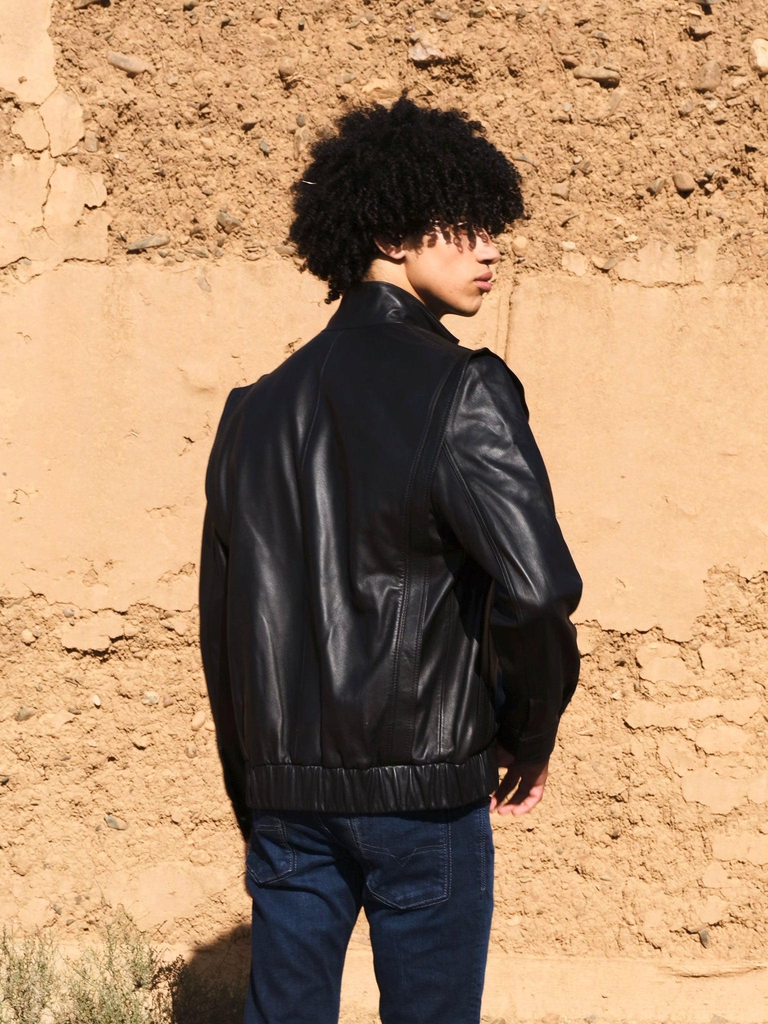 Blouson en cuir Jackson