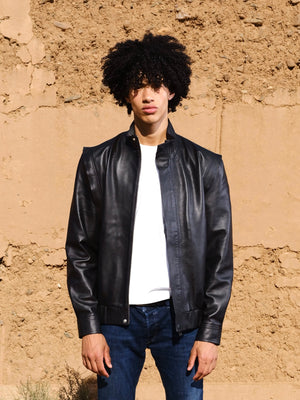 Blouson en cuir Jackson