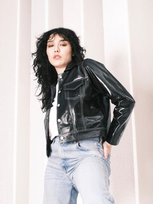 Blouson en cuir jimmy