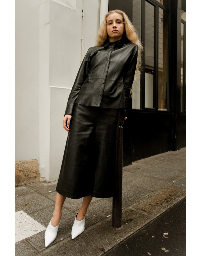 Chemise en cuir Nada