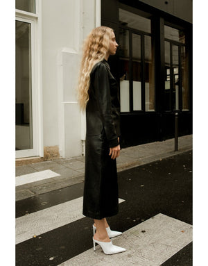 Chemise en cuir Nada