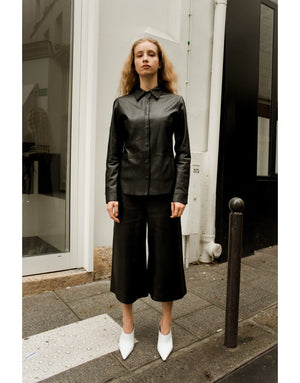 Chemise en cuir Nada