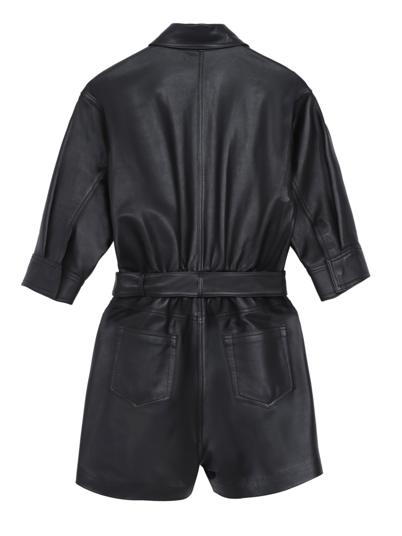 Combishort en cuir Vicky
