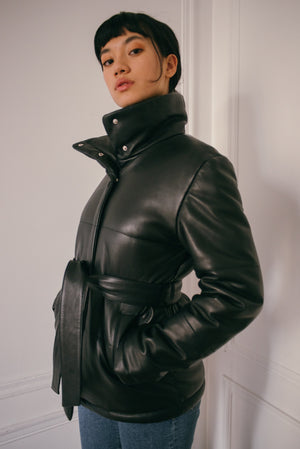 La doudoune en cuir