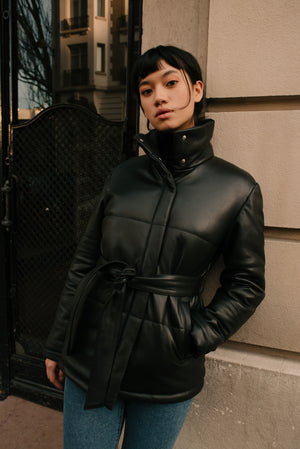 La doudoune en cuir
