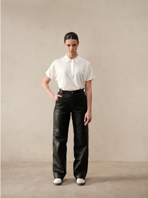 Pantalon en cuir Chama