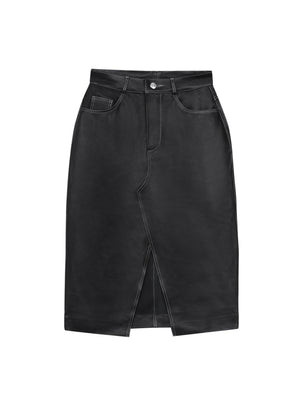 Jupe en cuir Joseph