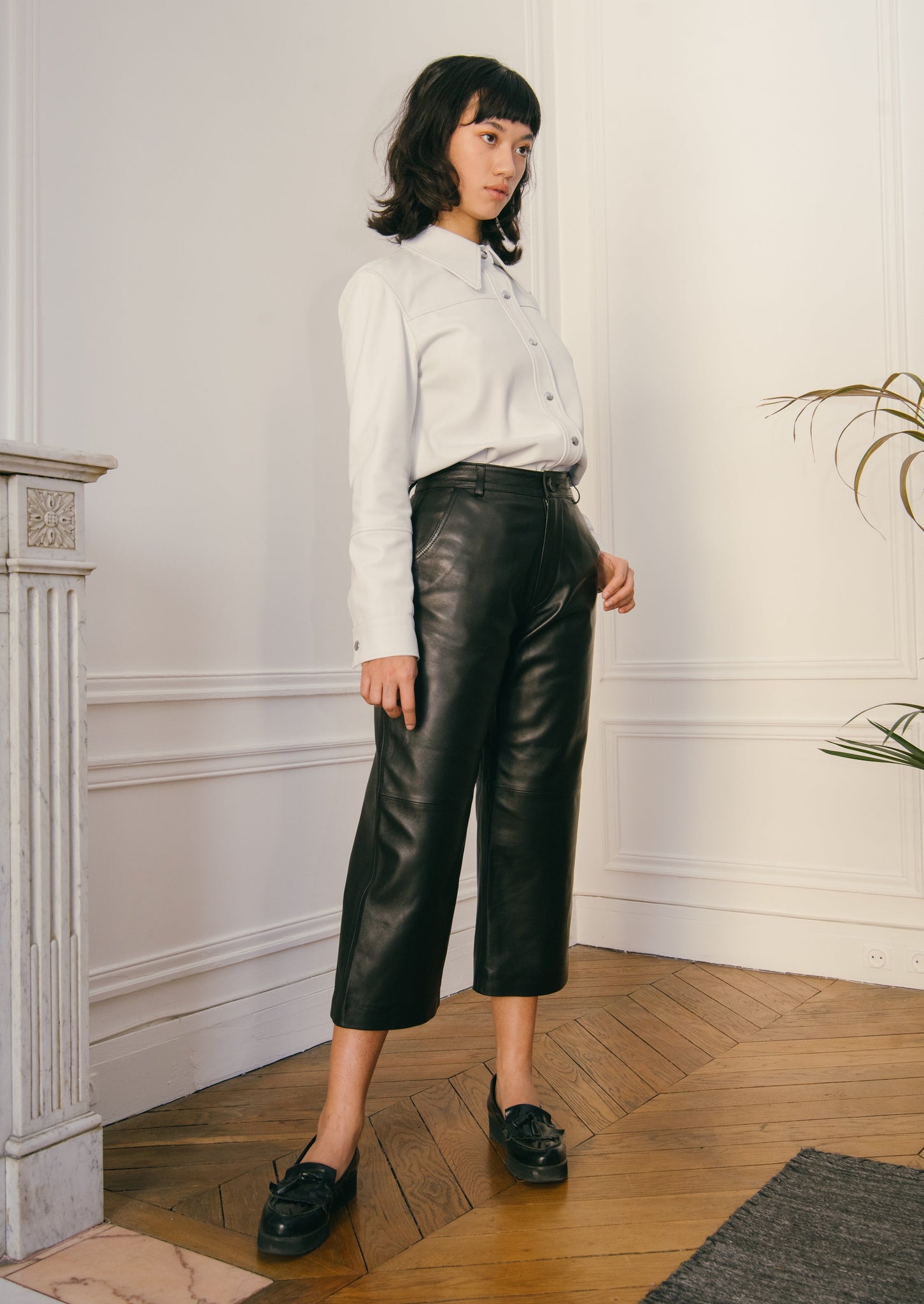 Le panta-court en cuir