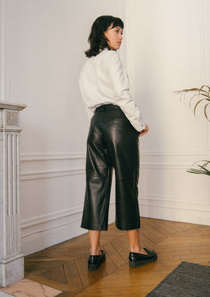 Le panta-court en cuir