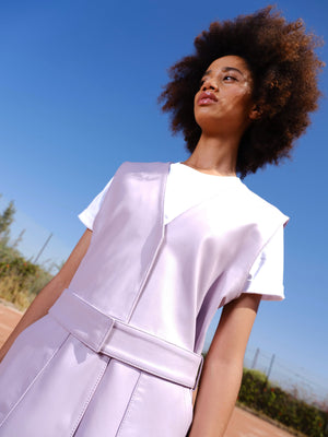 Robe en cuir Lili