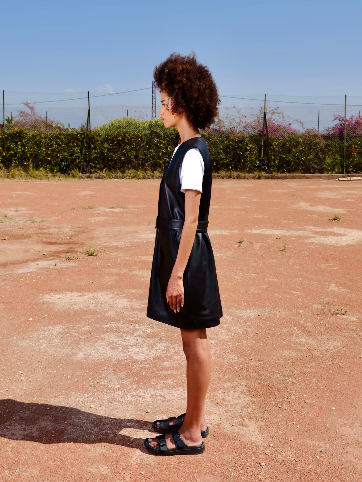 Robe en cuir Lili