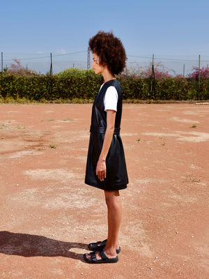 Robe en cuir Lili