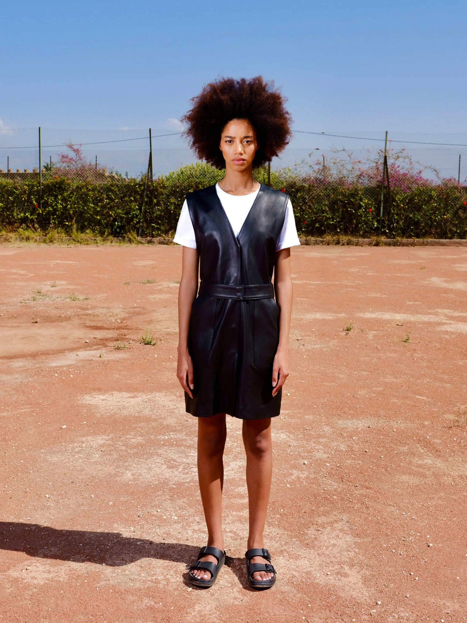 Robe en cuir Lili