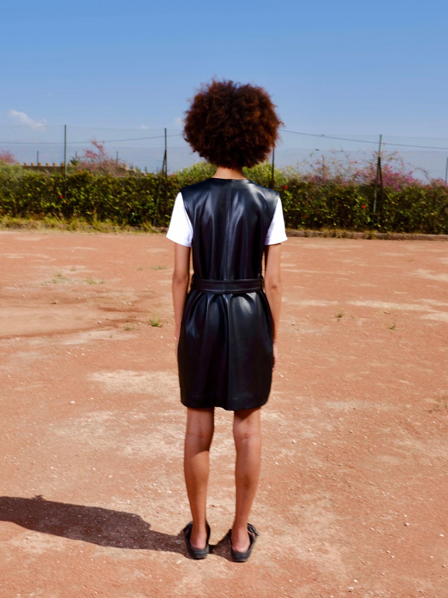 Robe en cuir Lili