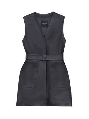 Robe en cuir Lili