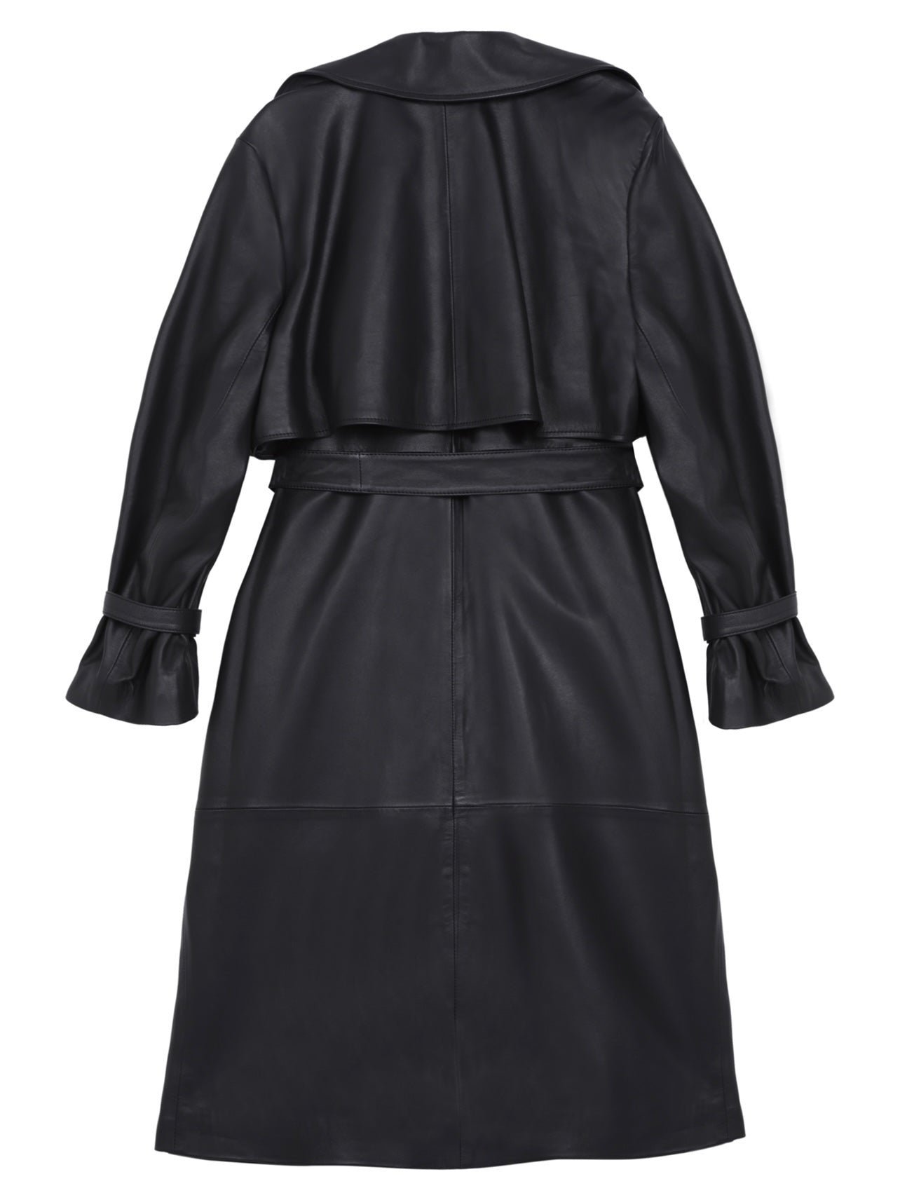 Trench en cuir Ayako