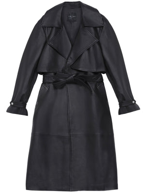 Trench en cuir Ayako