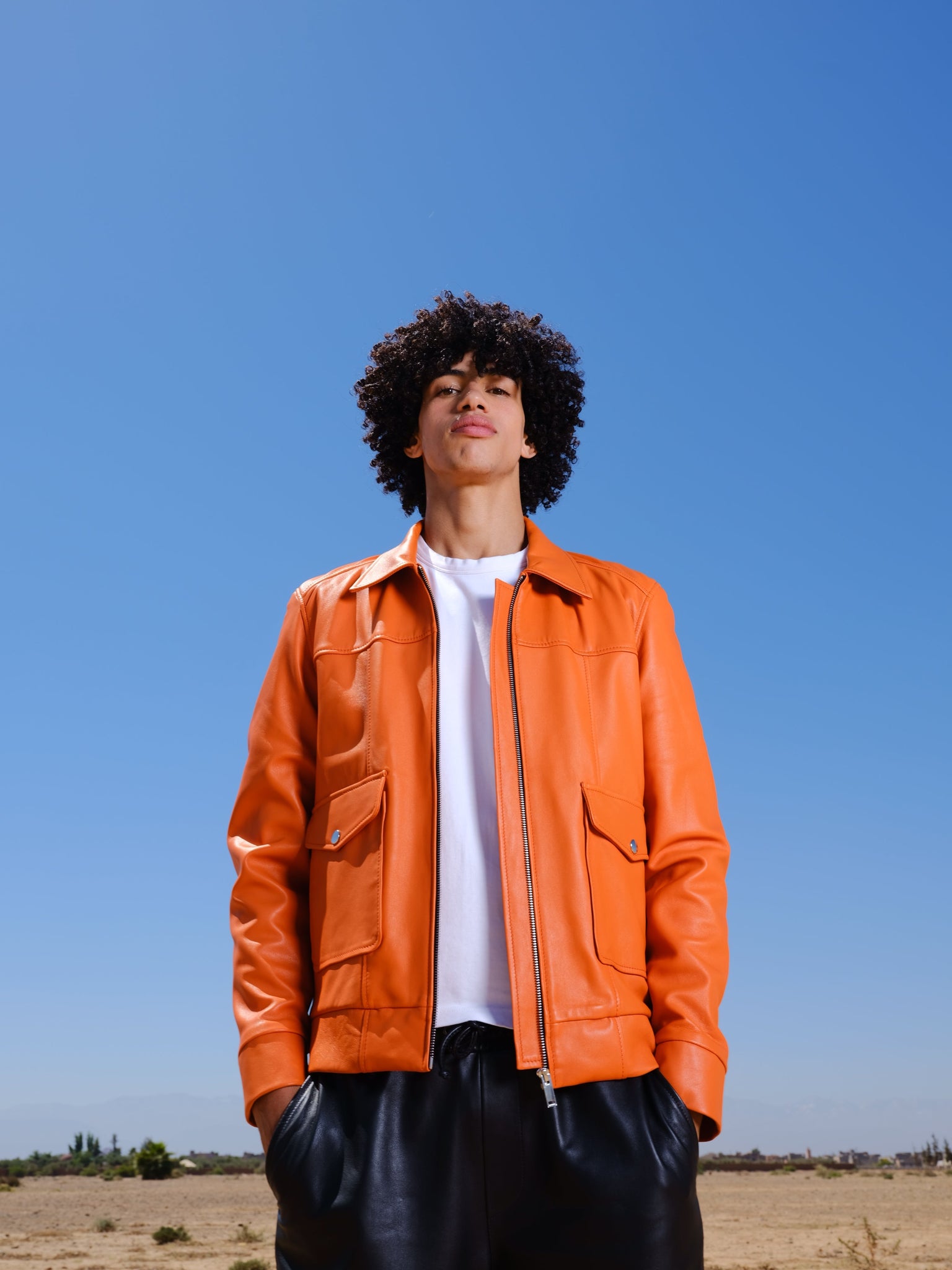 La veste en cuir Aïko
