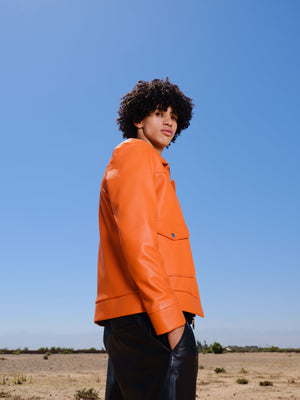 La veste en cuir Aïko