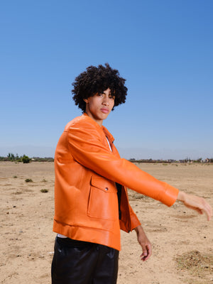 La veste en cuir Aïko