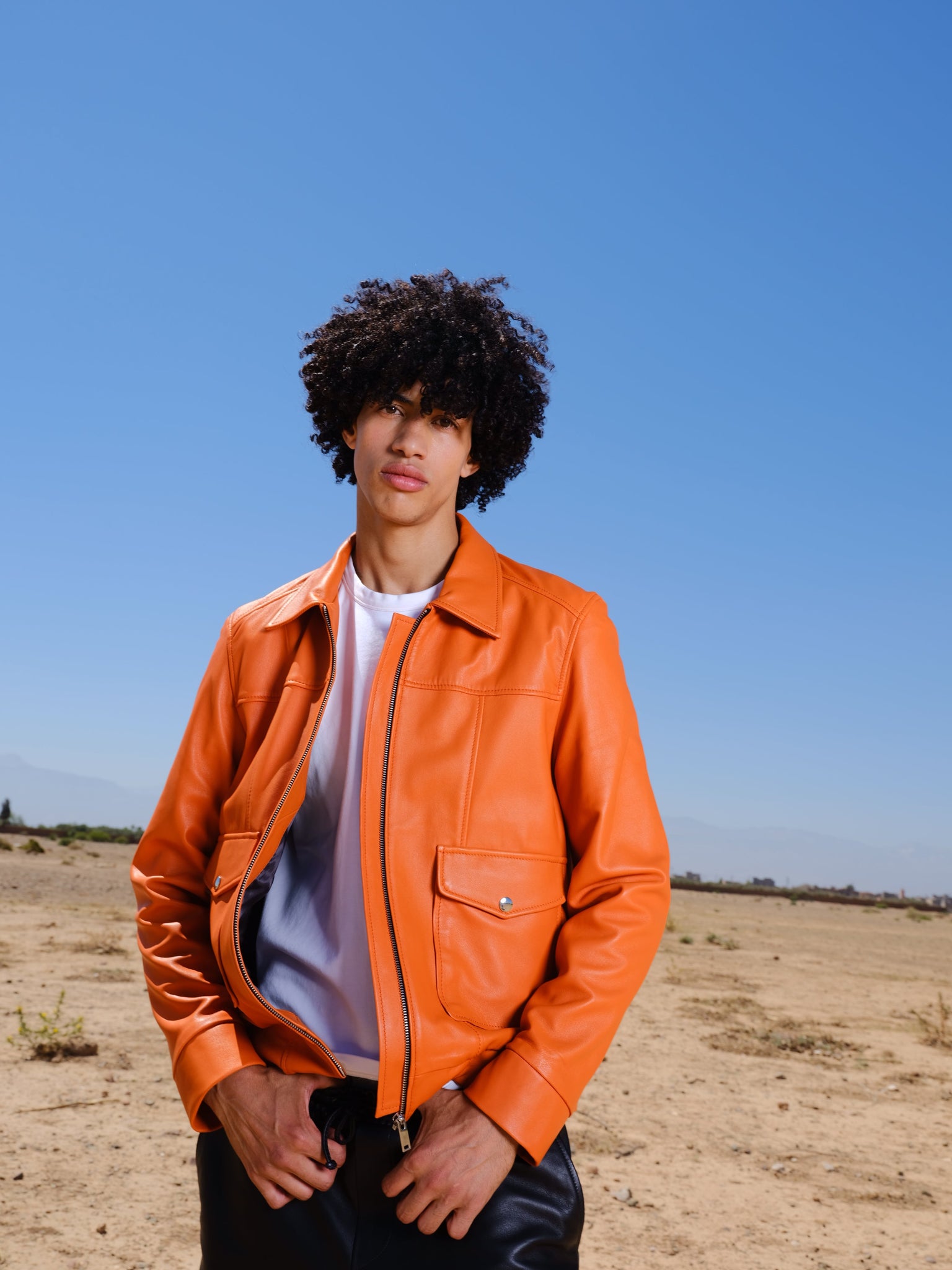 La veste en cuir Aïko