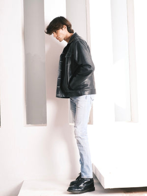 Veste en cuir Jimmy