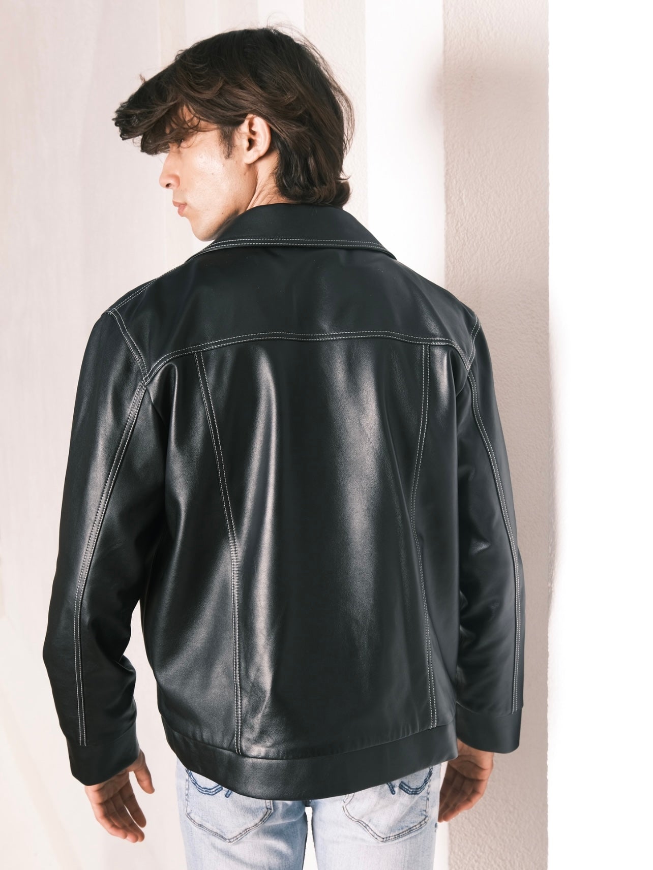 Veste en cuir Jimmy