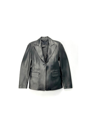 Blazer en cuir Yuri